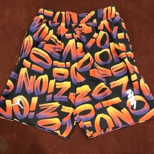 NWOT NIKE Jordan ZION Colorful  Graphic Dri-Fit Shorts Men M